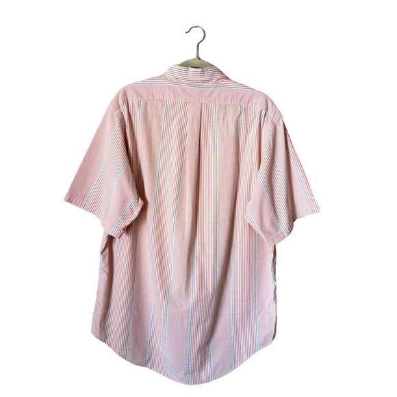 Ralph Lauren 100% Cotton Dress Pink Shirt Striped Size XL - Picture 5 of 7